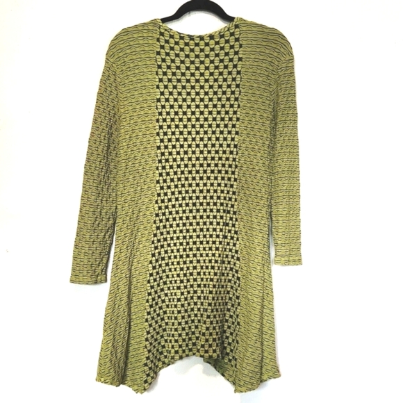 Tianello Aston Tunic 3/4 Length Sleeves Jacquard Knit Asbury Size Large EUC - Picture 4 of 11
